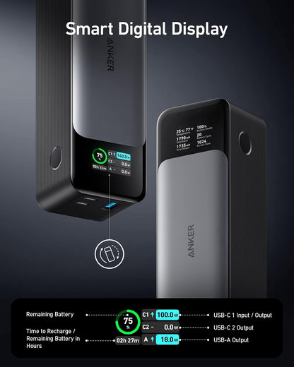 Anker Power Bank Ricarica Rapida, 737 PowerCore 24K
