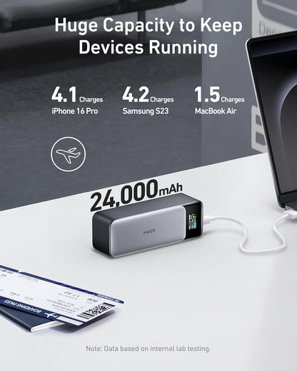 Anker Power Bank Ricarica Rapida, 737 PowerCore 24K