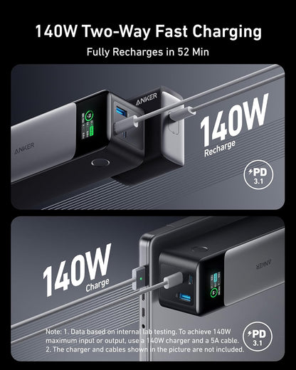 Anker Power Bank Ricarica Rapida, 737 PowerCore 24K